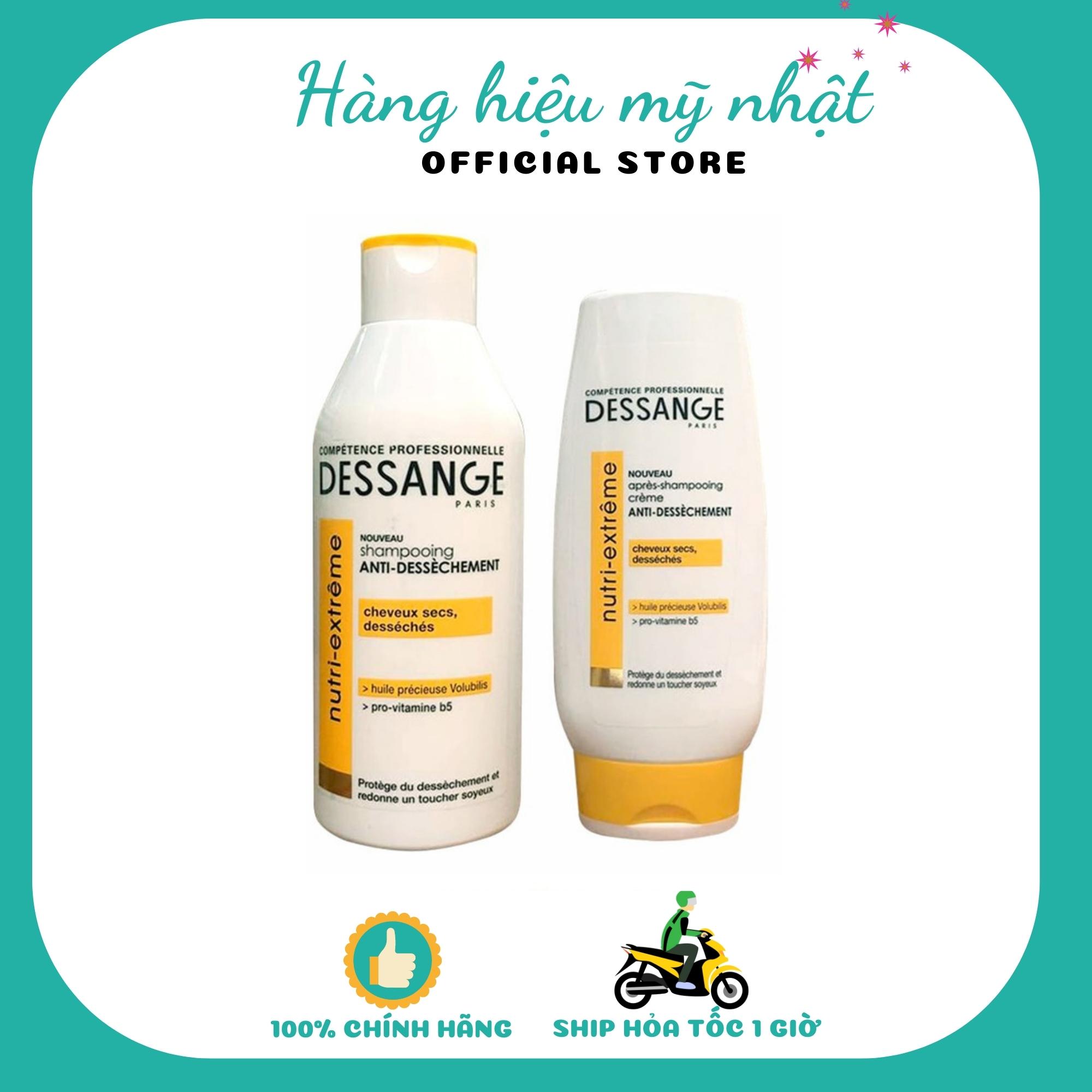 Cặp 1 gội 1 xả Dessange Nutri-Extreme 250ml/ 1 chai