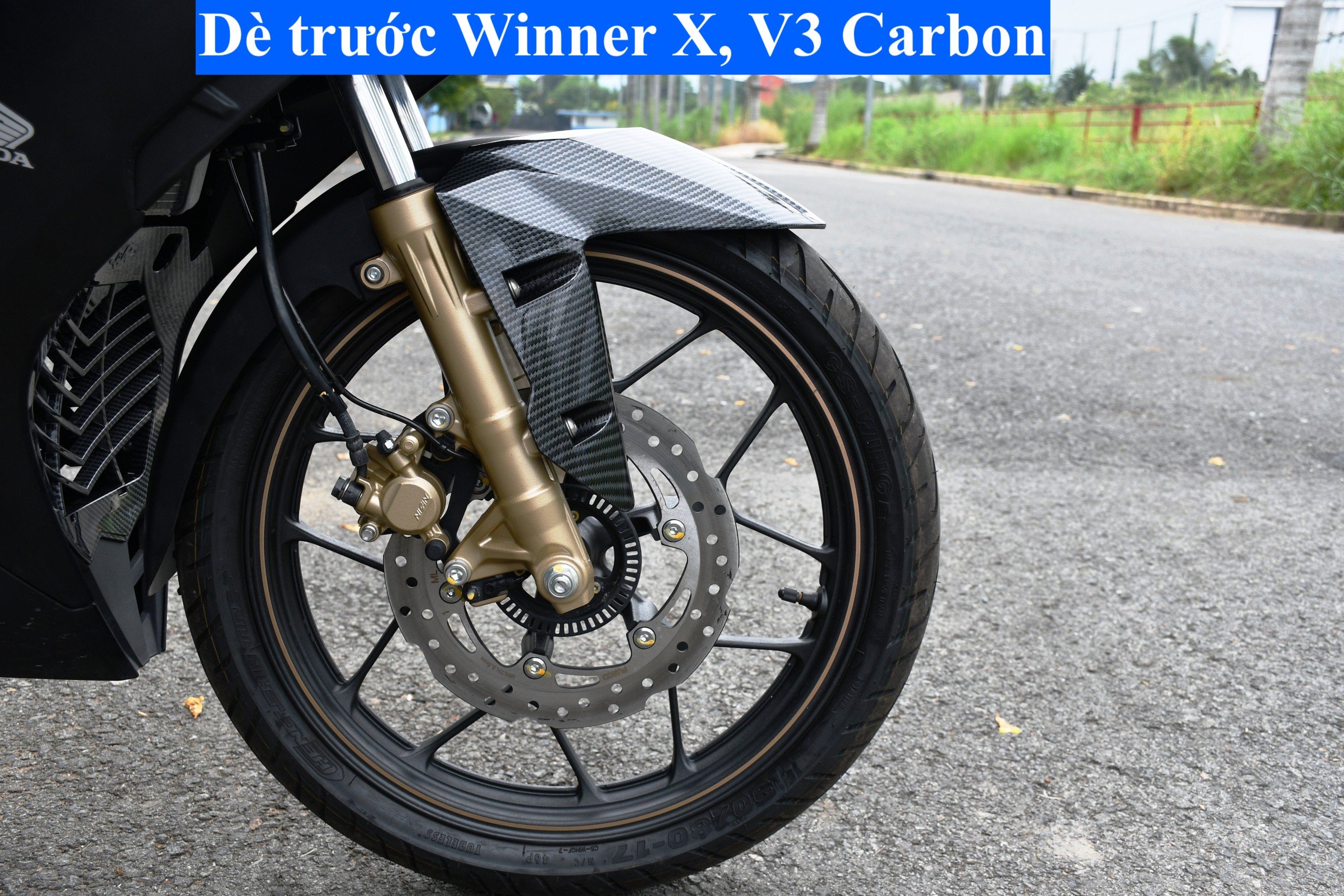 Dè trước Winner X, V3 Carbon