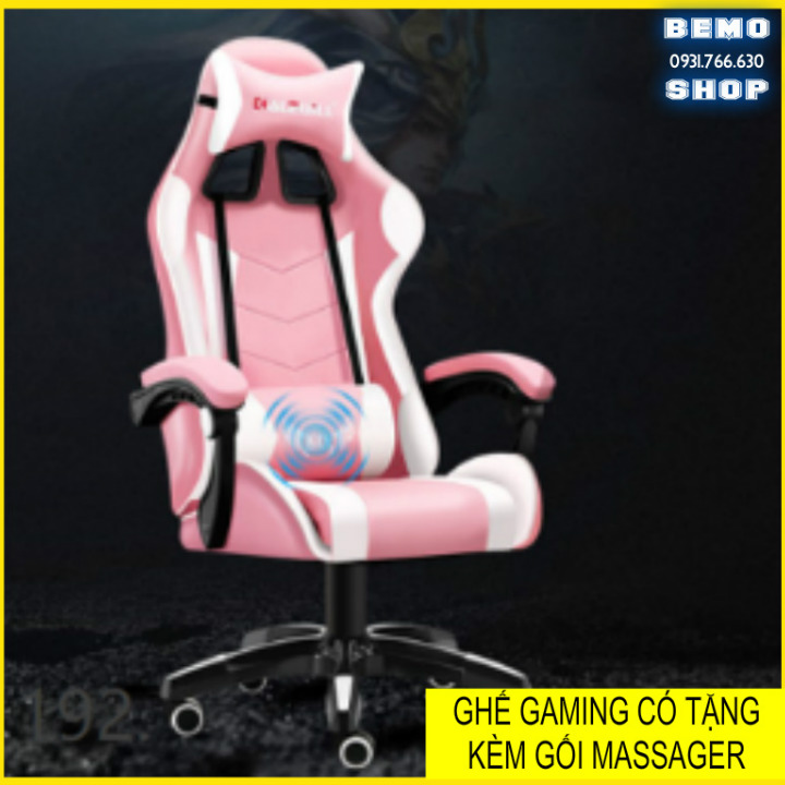 Ghế gaming, Ghế văn phòng kèm gối massager mới 100%