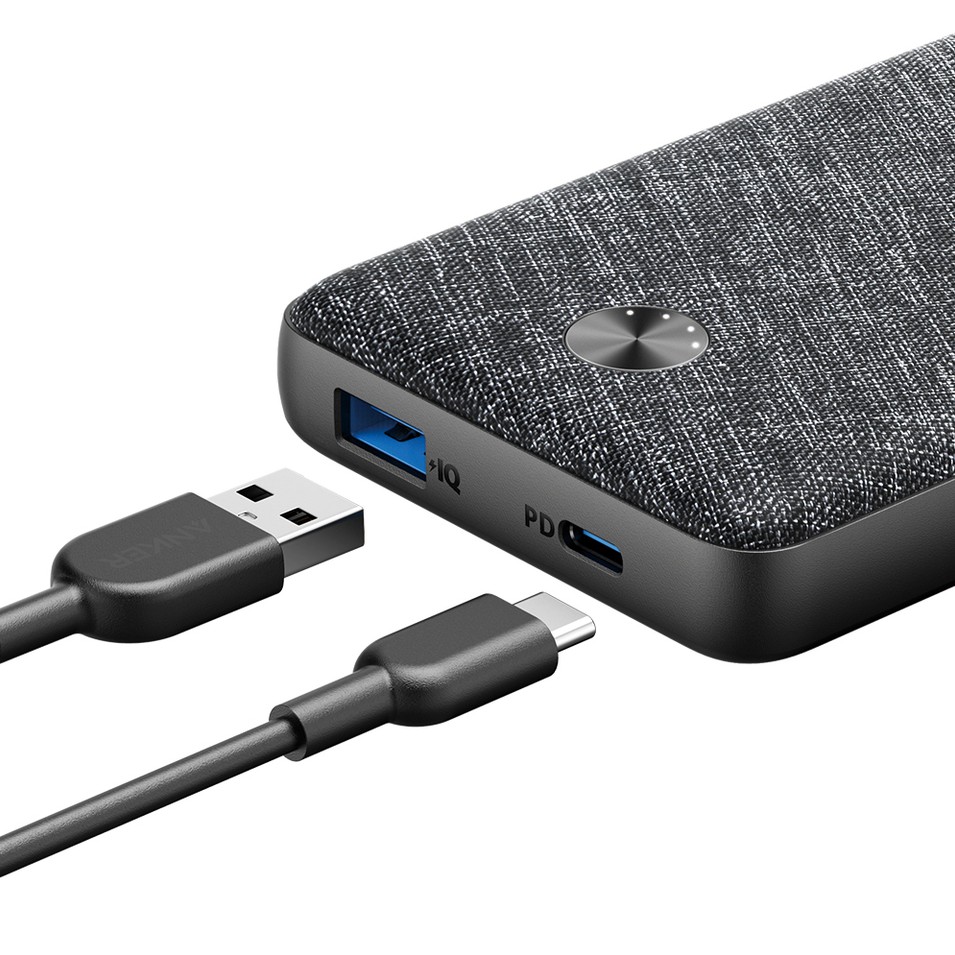 Pin dự phòng ANKER A1281 PowerCore Essential 20000 mAh IQ + PD