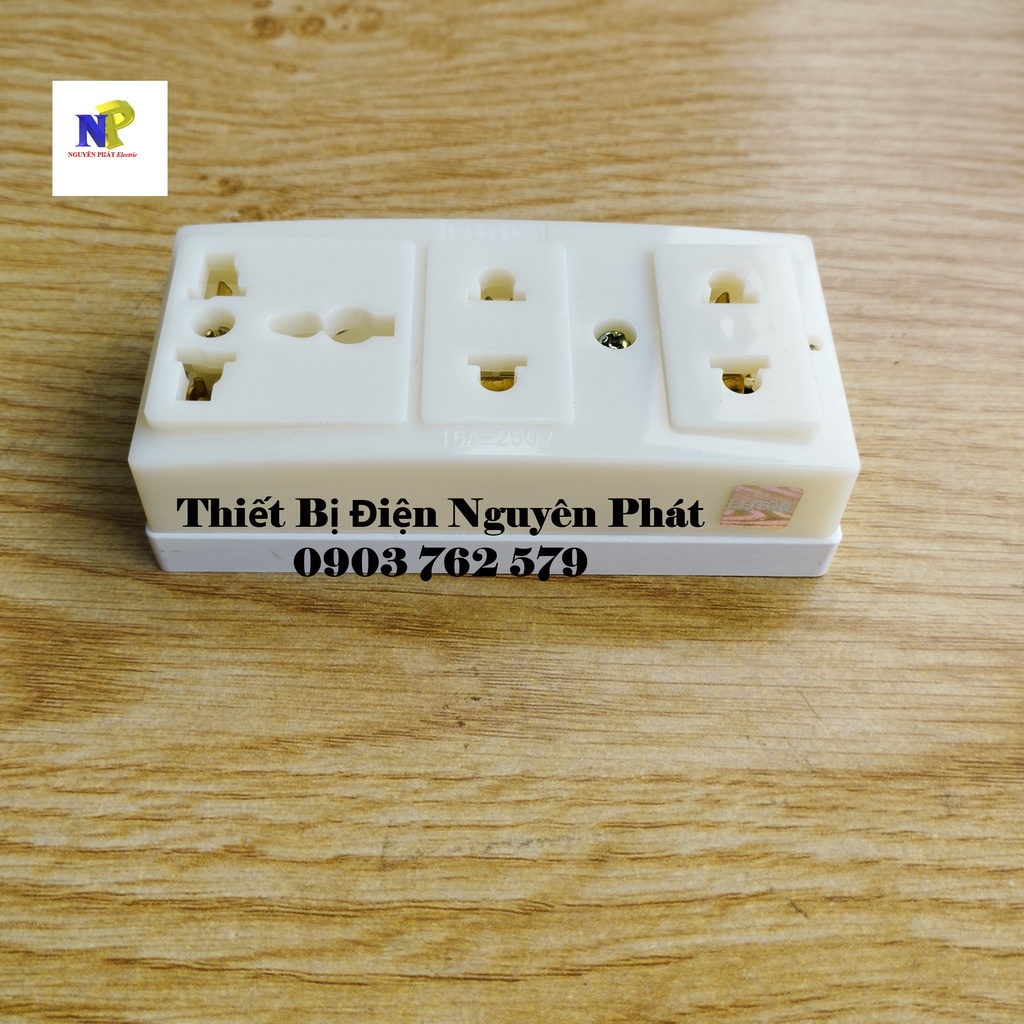[ELITON] Ổ Cắm 3 Lổ Có Đa Năng 16A-250V