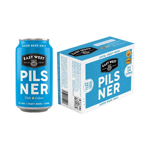 Bia Thủ Công  East West  Pilsner Đóng Lon