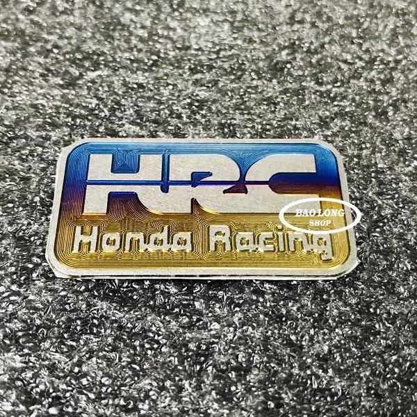 Tem Titanium logo HRC gắn các loại Xe Máy