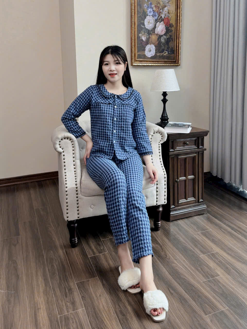 Đồ bộ mặc nhà đẹp, đồ bộ nữ quần dài hot thiết kế siêu xinh