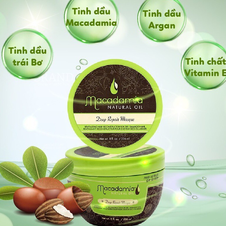 Kem Ủ Tóc Macadamia Deep Repair Masque 500ml