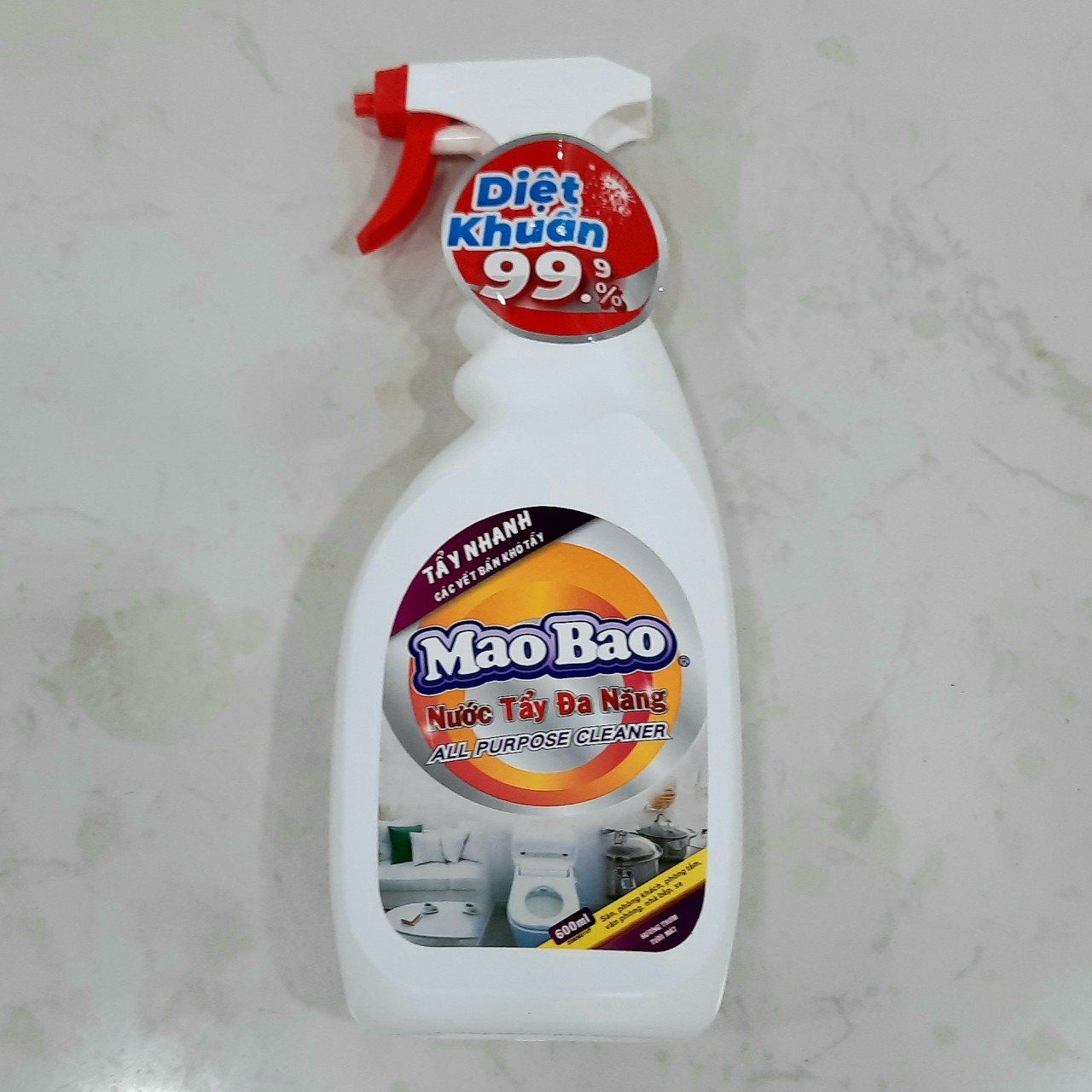 [HCM][Xịt tẩy đa năng - Mua 3 tặng khăn] Nước tẩy đa năng Mao Bao 600ml