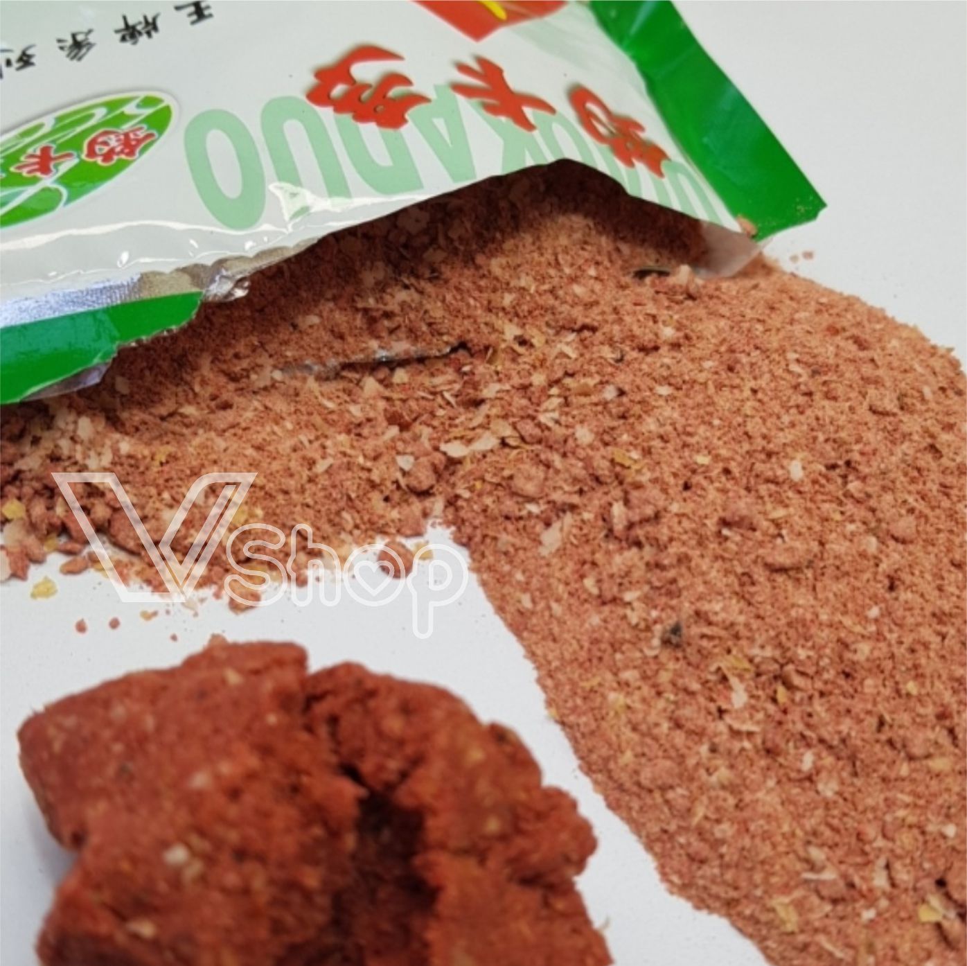 Mồi câu cá rô phi, hiệu Quảng Vệ. gói 120 gam, vị tanh