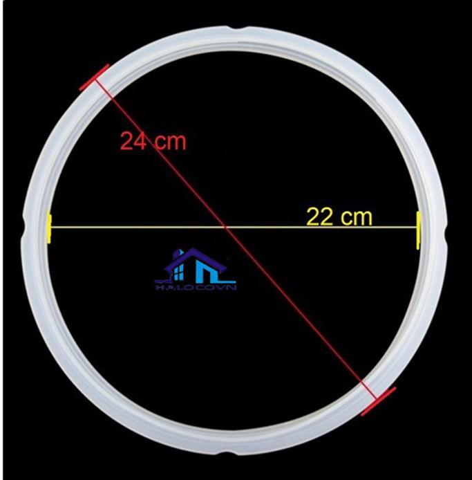 Gioăng Cao Su Nồi Áp Suất Điện 24cm loại 5-6lit kèm bộ gioăng phụ