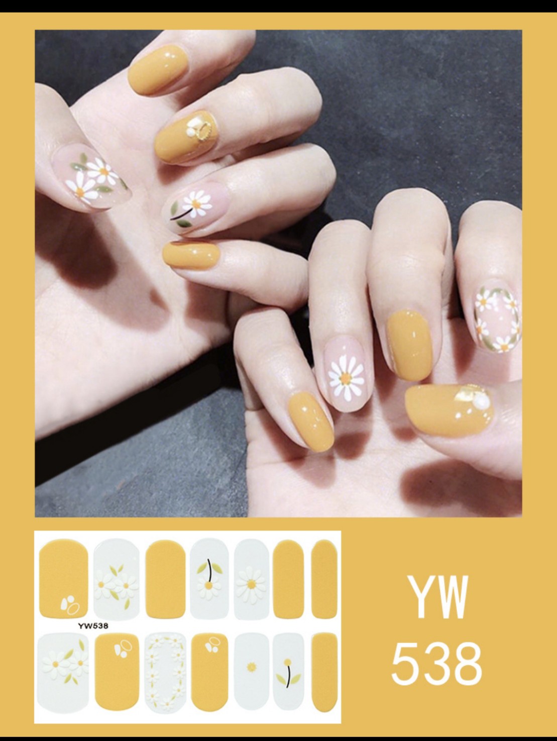 Set 14 miếng dán móng tay, có hơn 40 mẫu miếng dán móng tay 3D cho bạn lựa, miếng dán móng tay cute - Phụ kiện làm đẹp Kina kino