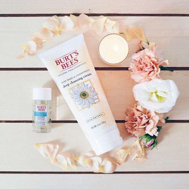 Sữa rửa mặt hoa cúc Burt’s Bees Soap Bark Chamomile Deep Cleansing Cream 170g