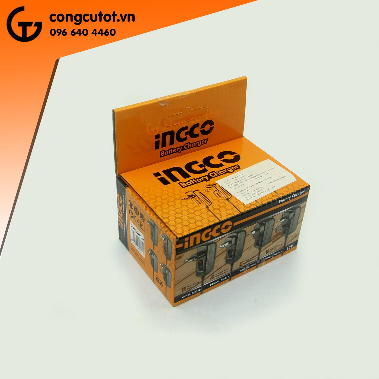 Đế sạc pin 12V Ingco CHARLI228120