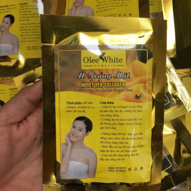 Huyết yến ủ trắng mặt