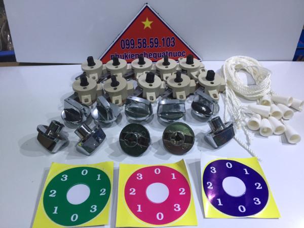 Combo 10 công tắc xoay 3 số