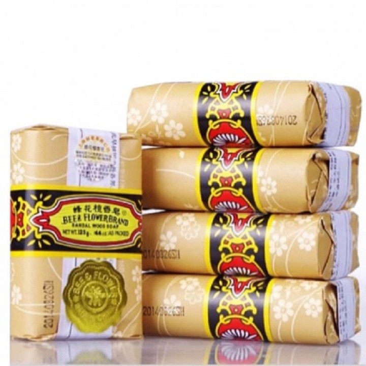 Lốc 4 Xà Bông Trầm Con Ong Bee Flower Brand