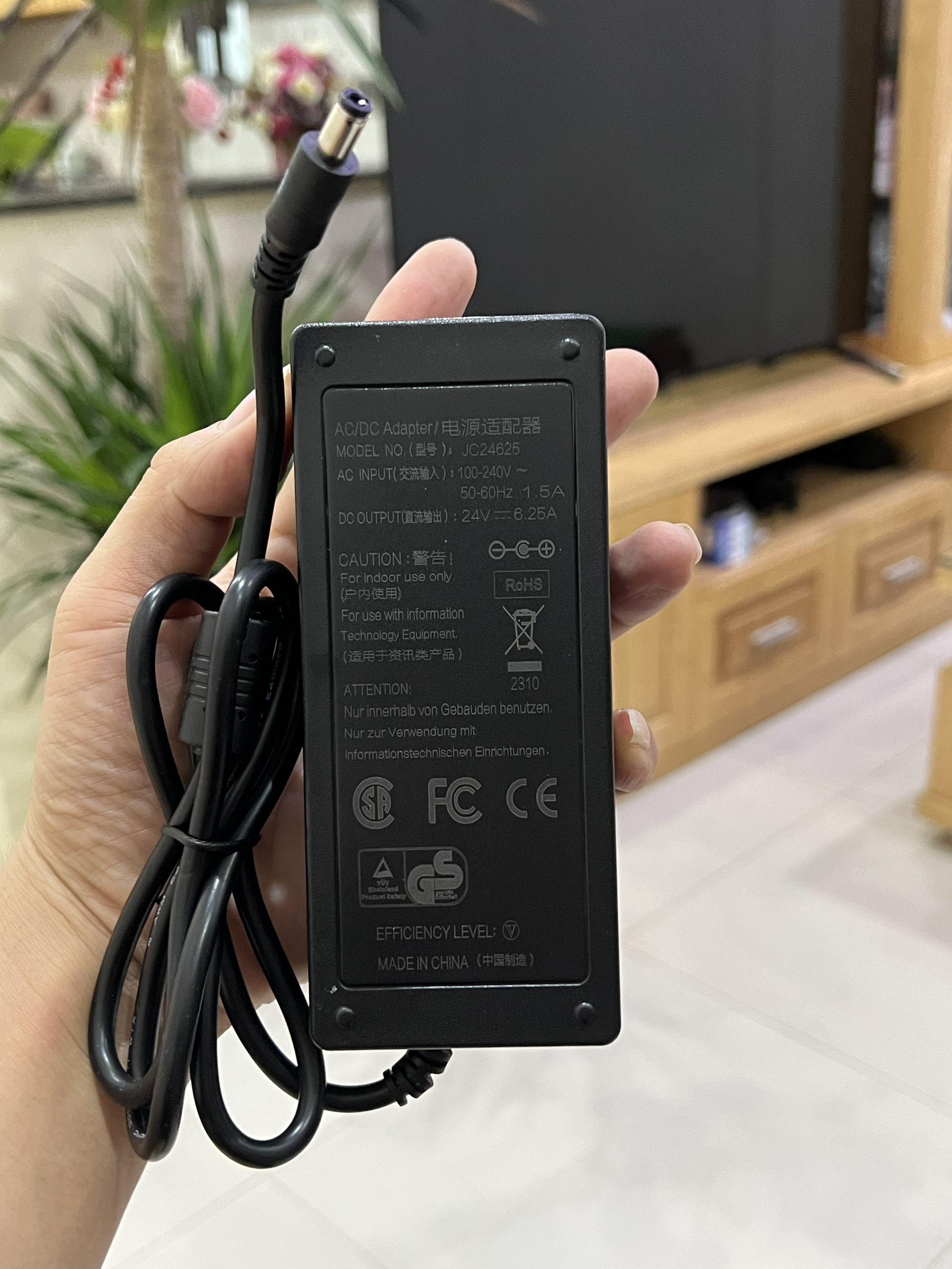 ADAPTER NGUỒN 24V 6.25A (150W)