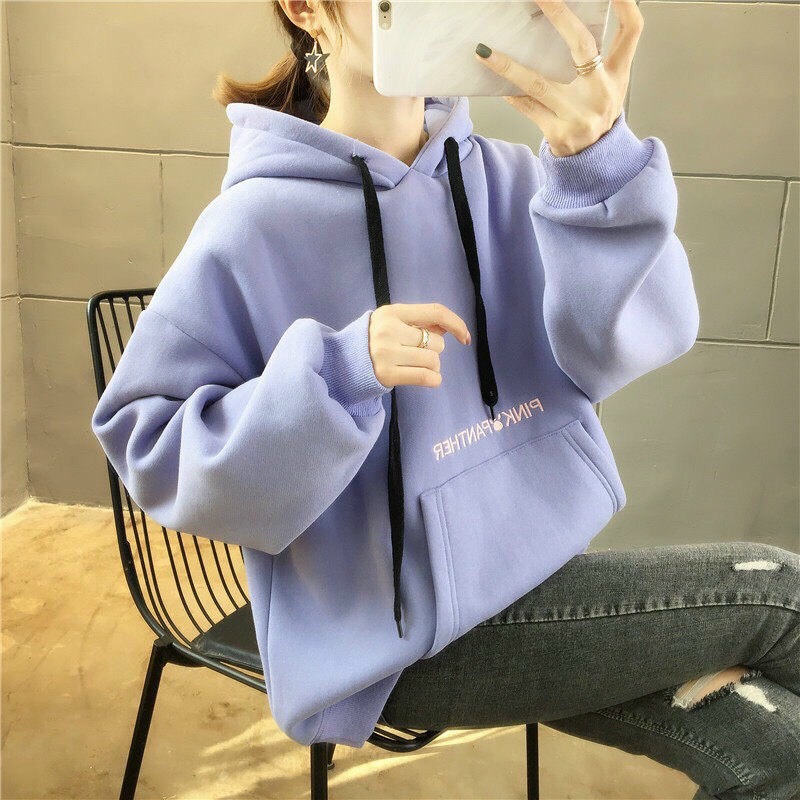 Áo hoodie nữ-áo khoác nỉ nữ mới chất vải dày dặn lót bông mềm siêu ấm áp-Fom rộng qua mông MC21