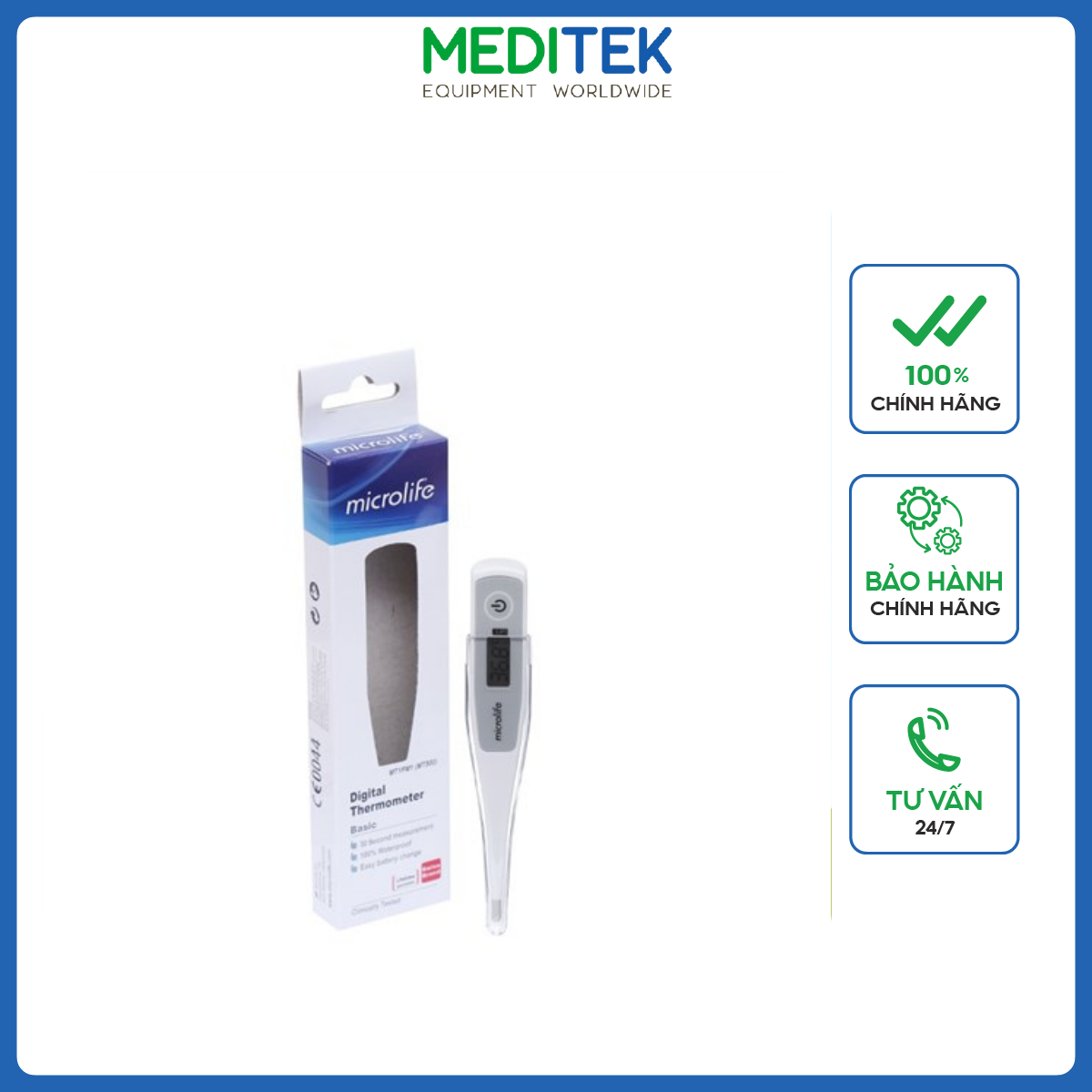Nhiệt kế điện tử dạng bút Microlife MT 500