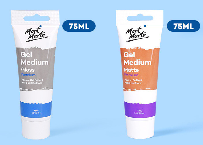 Dung môi pha màu acrylic dạng gel, lỏng cao cấp Mont Marte