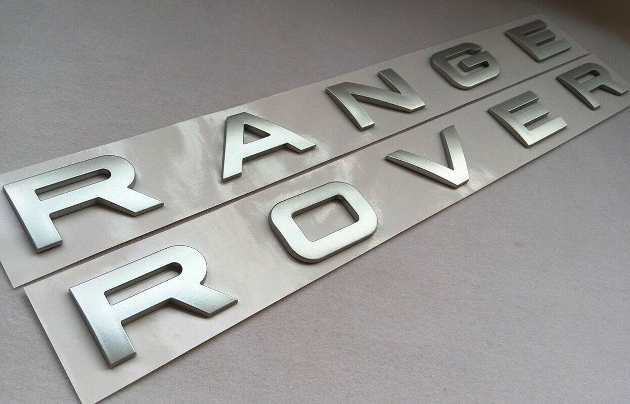 Tem Logo Chữ Nổi RANGE ROVER Dán Trang Trí Xe