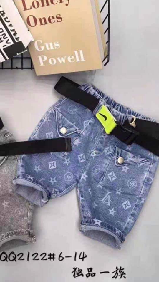 JEAN Lửng mềm mại dễ thương cho bé