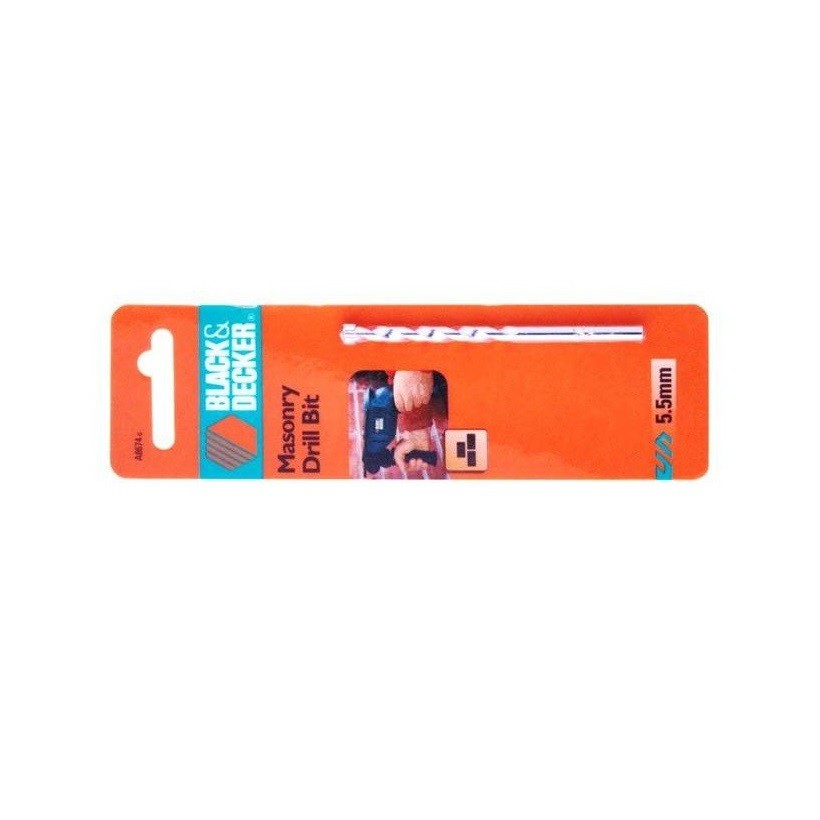 BLACK+DECKER - A8674 Mũi khoan gạch, bê tông 5.5mm