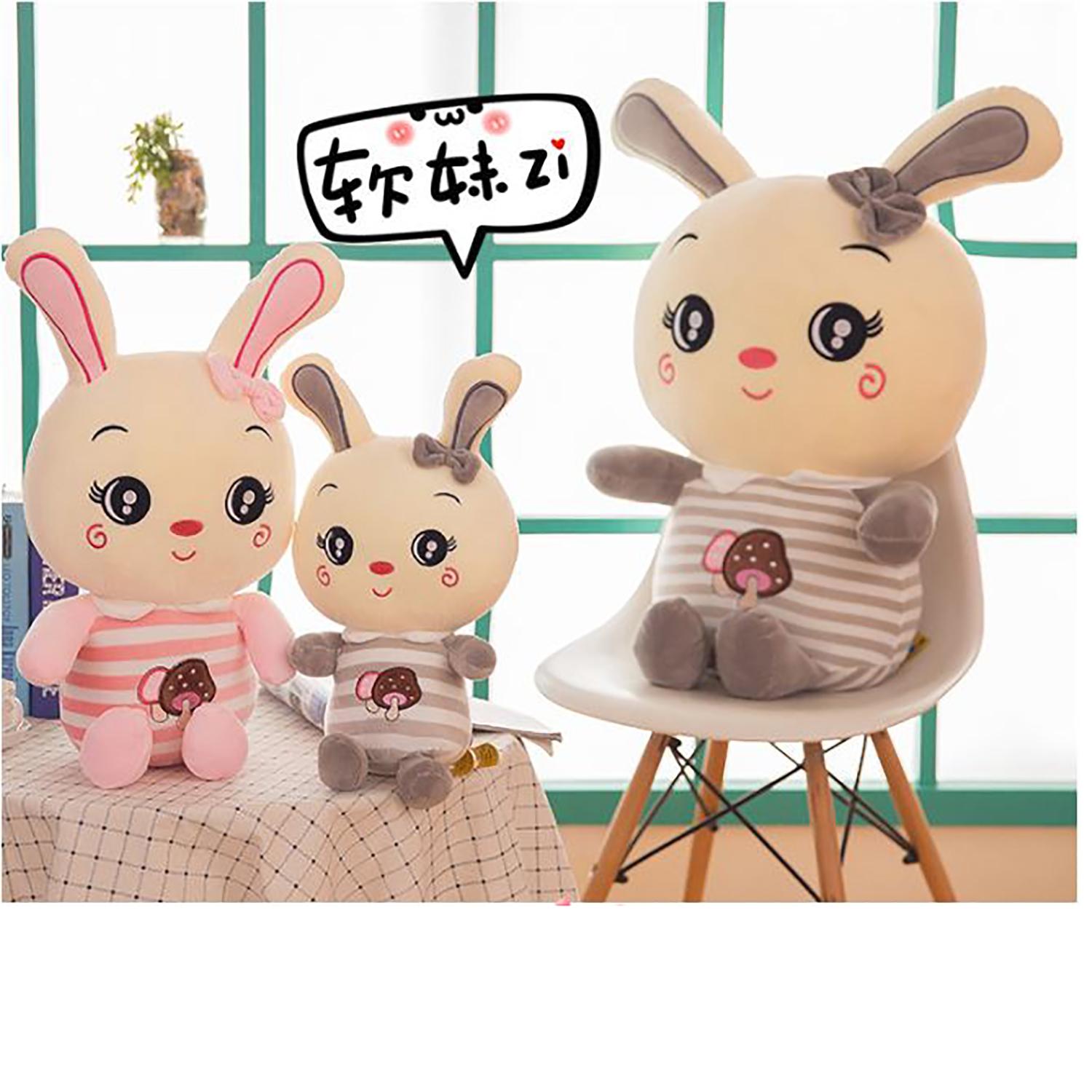 Gấu bông thỏ xám đáng yêu 25cm