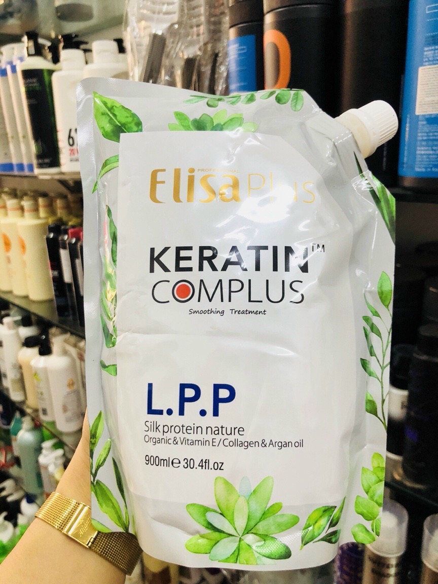 Kem ủ-Hấp Tóc Elisa plus LPP Keratin Complex Phục Hồi Mền Mượt 900ml