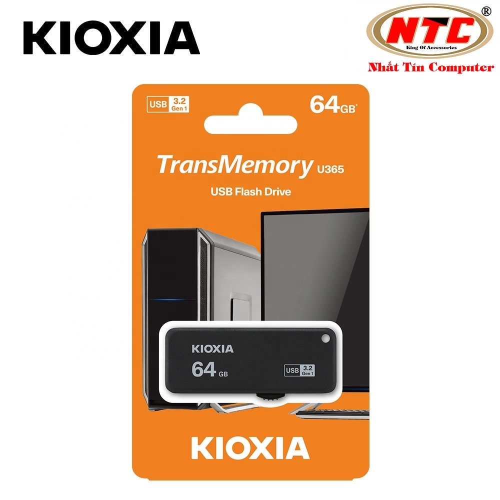 USB 3.0 Toshiba TransMemory U365 64GB 150Mb/s (Đen)