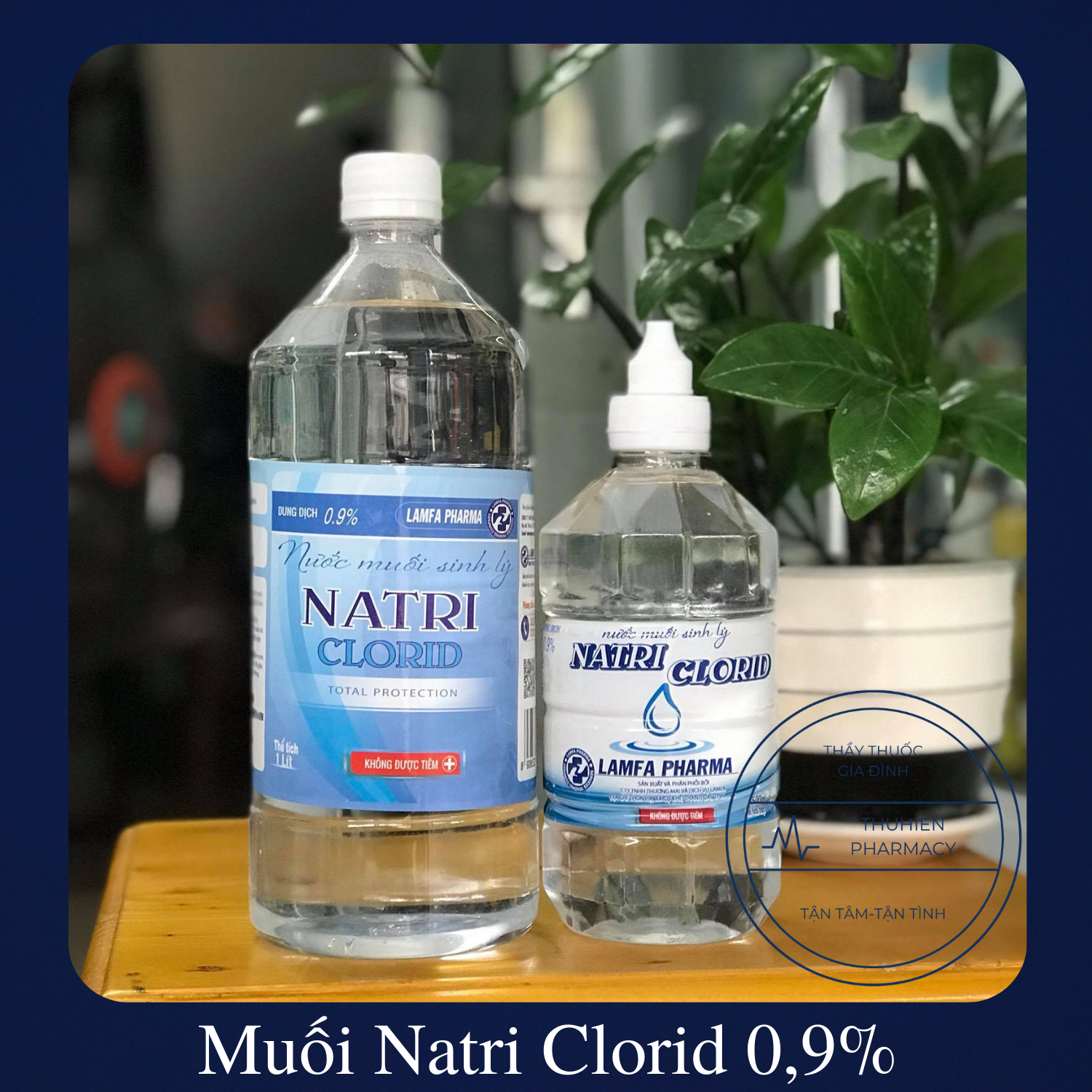 Nước muối sinh lý Natri Clorid 0.9% Chai 500ml