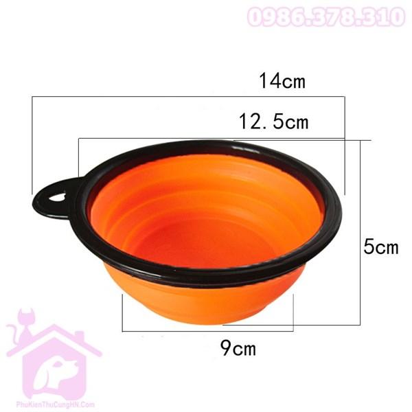 [HCM]Bát ăn du lịch chó mèo