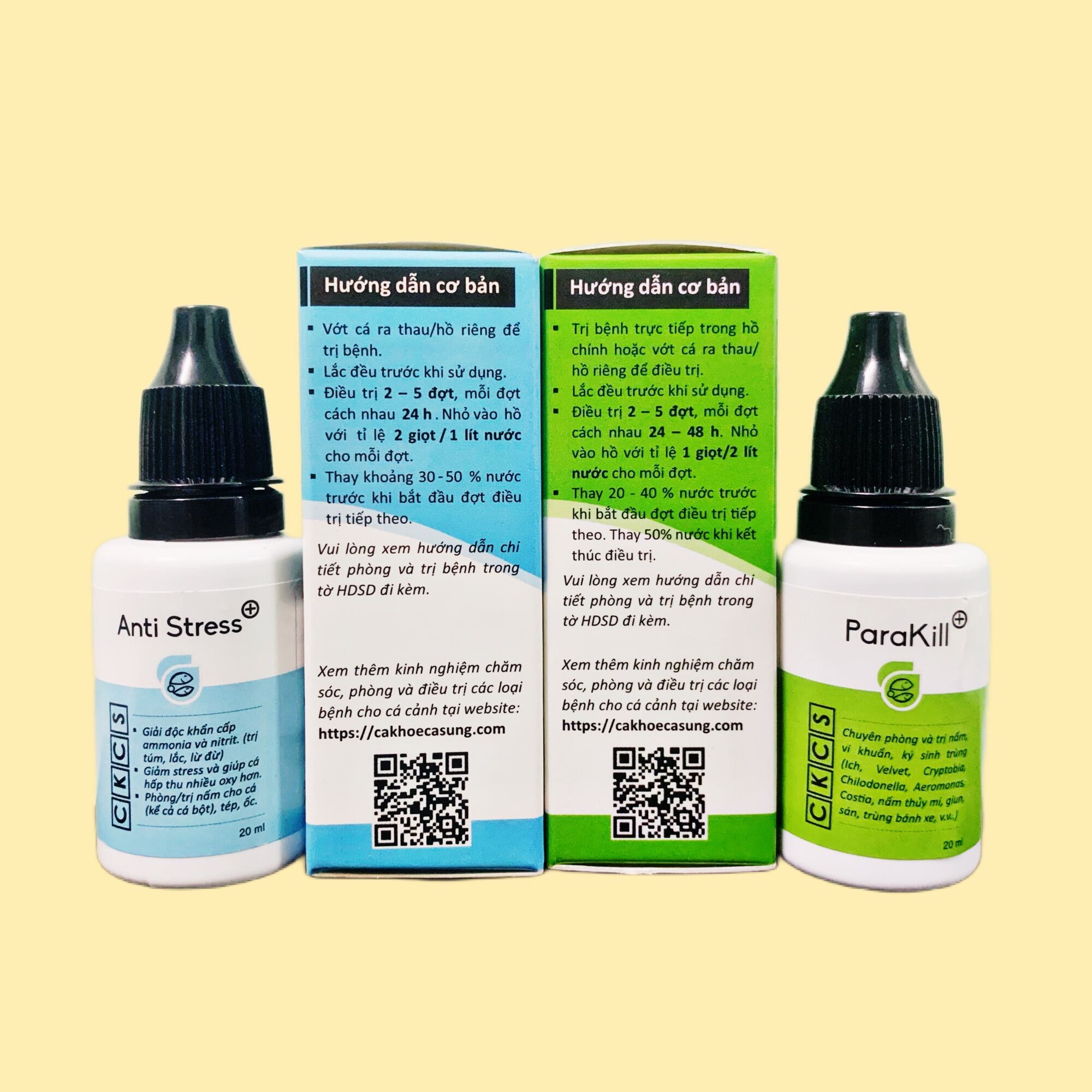Anti Stress Và Parakill Bộ Đôi Giúp Cá Khỏe