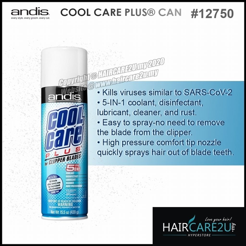 Chai xịt mát lưỡi tông đơ Andis Cool Care