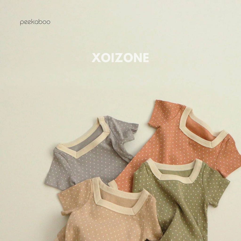 Bộ Cộc Bi Chuing Peekaboo Hè 2020 Hàn Quốc Cho Bé