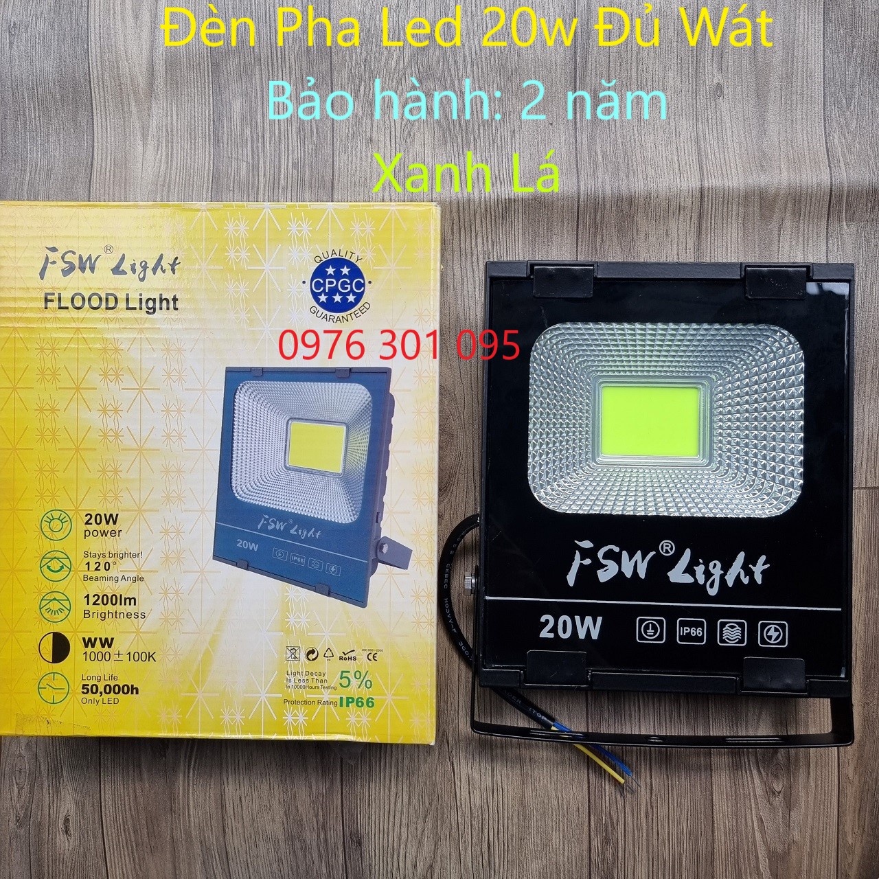Đèn Pha Rọi Đổi Màu Bằng REMOTE