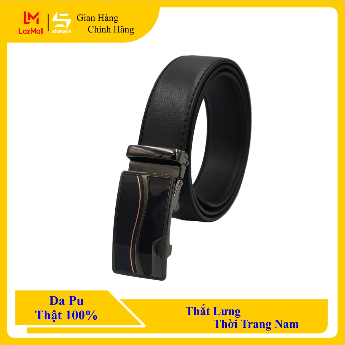 Thắt Lưng Nam Thời Trang Shakavn SKLS07 (đen)