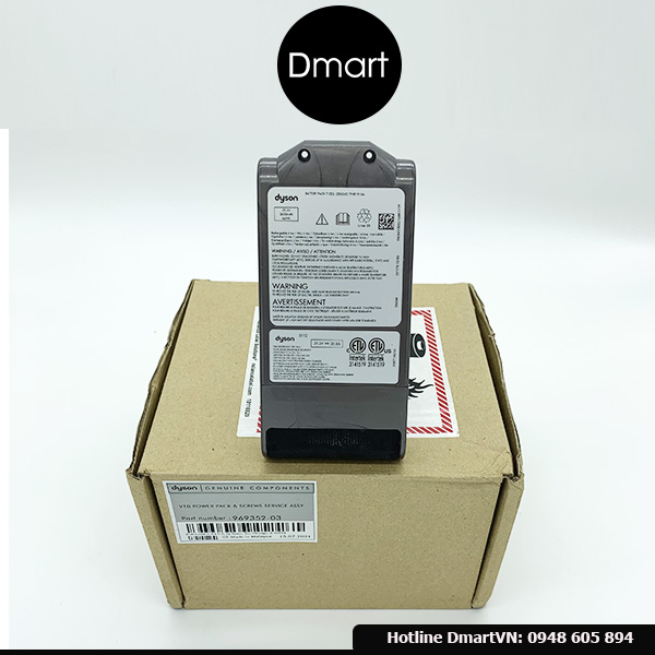 [Dyson V10 Battery] Pin sạc máy hút bụi Dyson V10 chính hãng  - 100% Authentic
