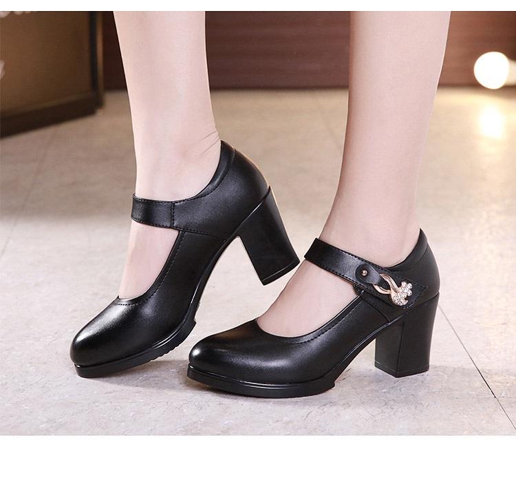 [HCM]Giày cao gót quai dán đính phụ kiện kiểu khiêu vũ