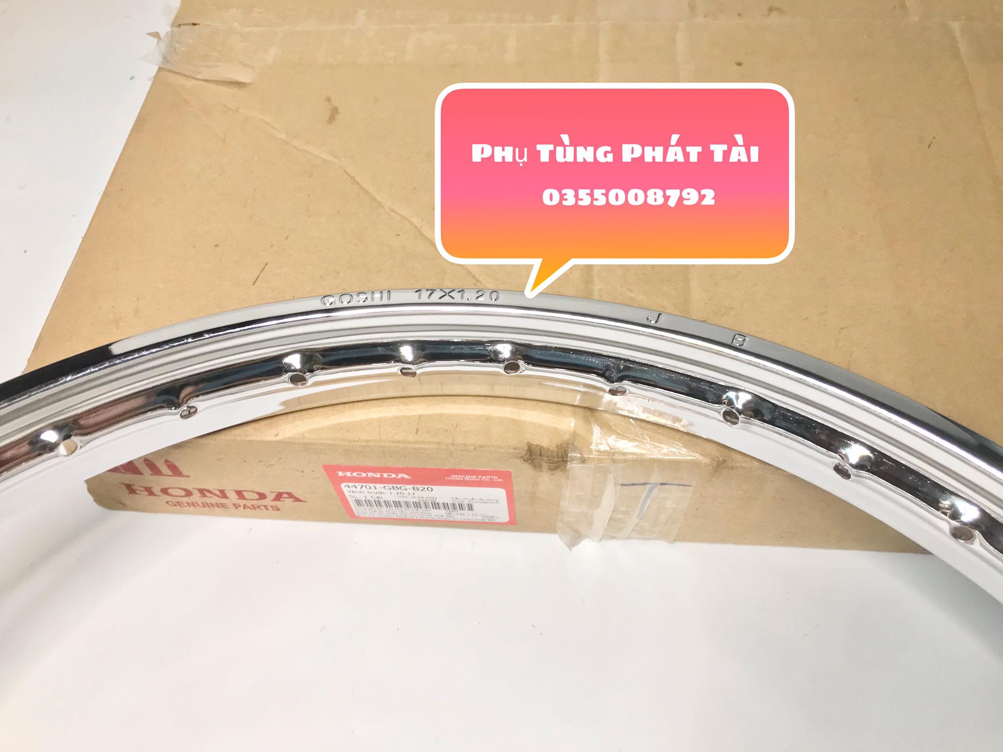 Niềng - Vành Goshi 1.2 Dream - Wave Chính Hãng Honda