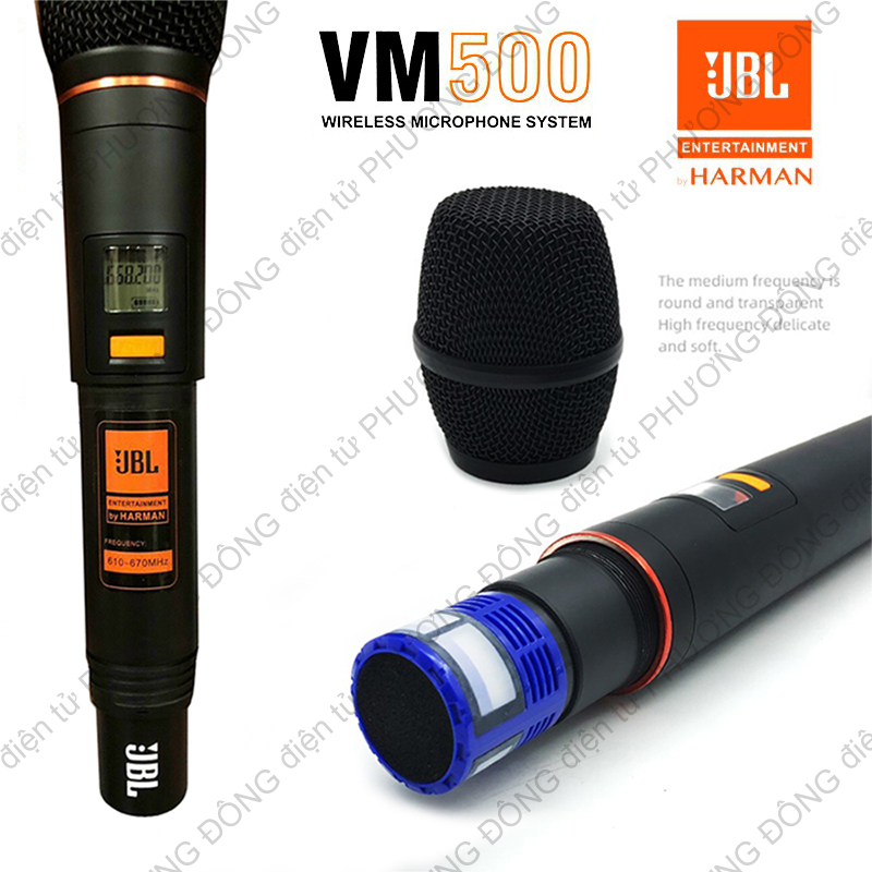 Micro không dây JBL VM500 Hàng loại 1 Thế hệ mới