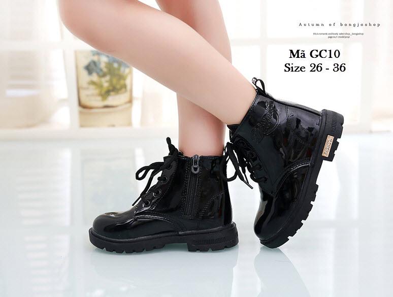 Bốt cổ cao bé gái 3 - 10 tuổi GC10