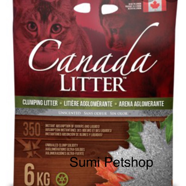 6kg Canada litter cho mèo nhập khẩu Canada, chất lượng đảm bảo an toàn đến
