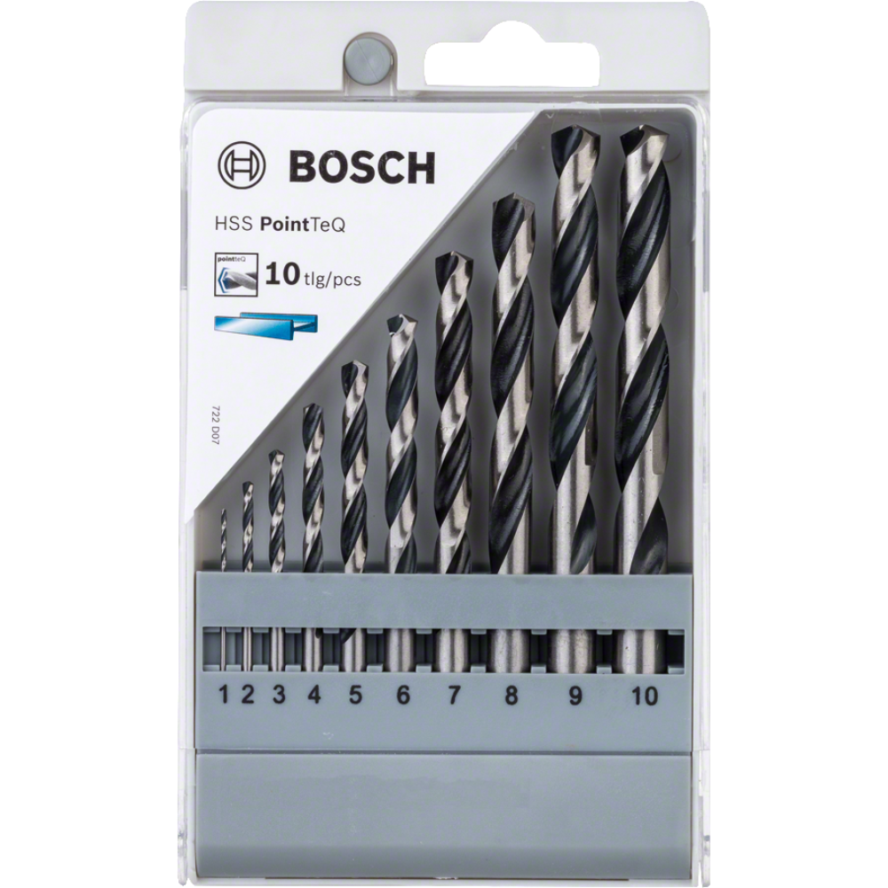 Bộ mũi khoan Bosch HSS PointTeQ chống ăn mòn