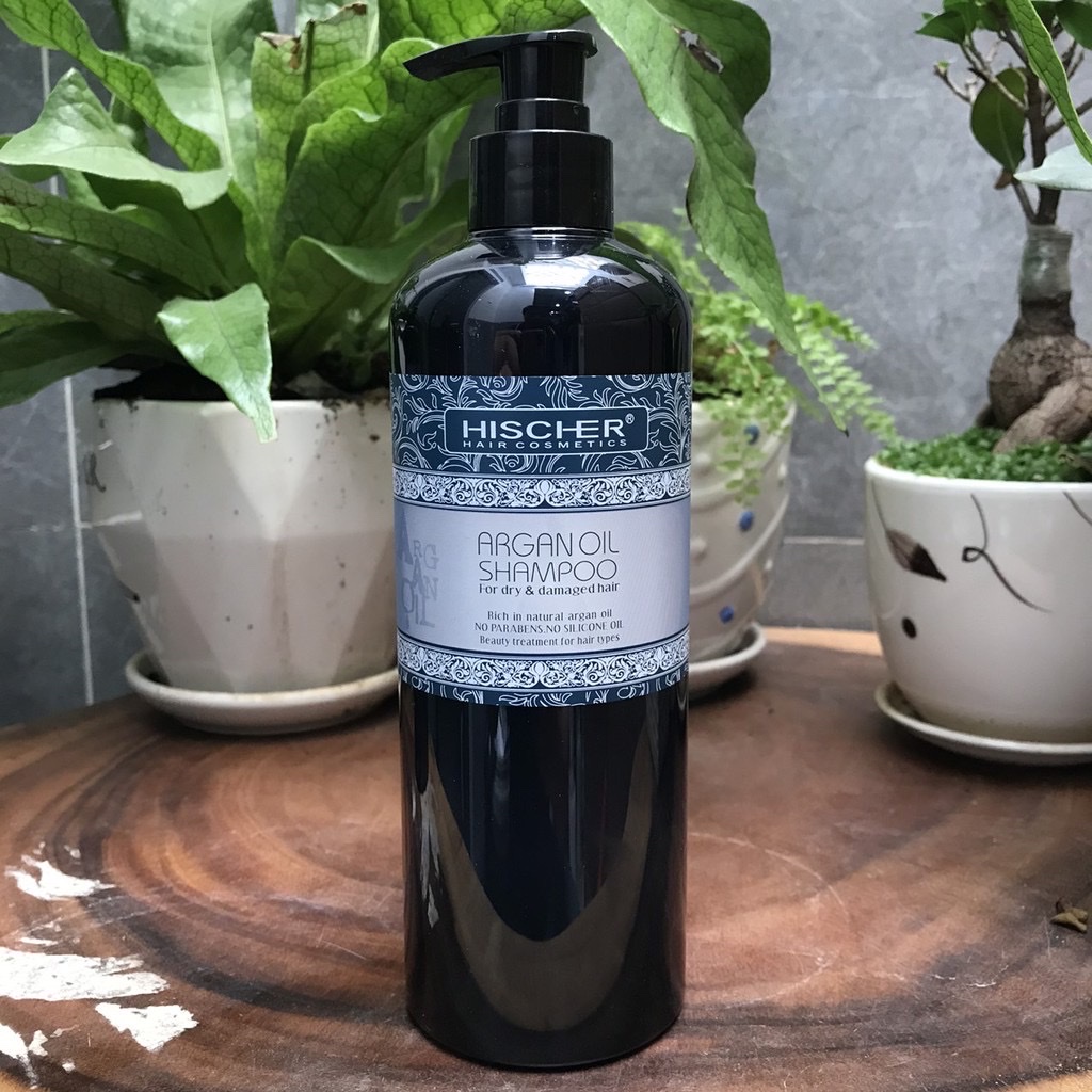 [HCM]Dầu xả siêu mềm mượt tóc Hischer Argan Oil 500ml