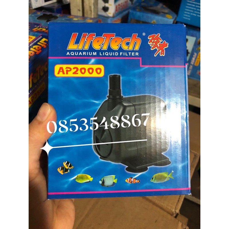 Rẻ vô địch] máy bơm hồ cá lifetech ap2000