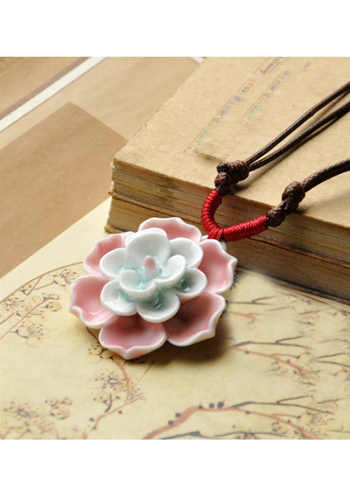 Vòng cổ gốm thời trang Vintage VGOM35