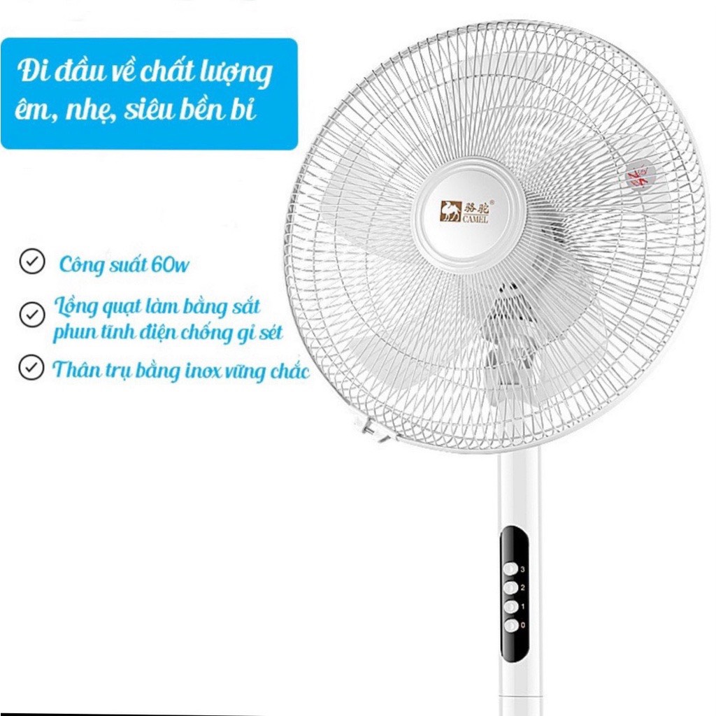 Quạt Cây Đứng CAMEL - Quạt 5 Cánh, Bảo Hành 12 Tháng