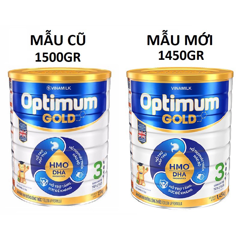 Sữa bột optimum gold 3 1450gr (1-2 tuổi)