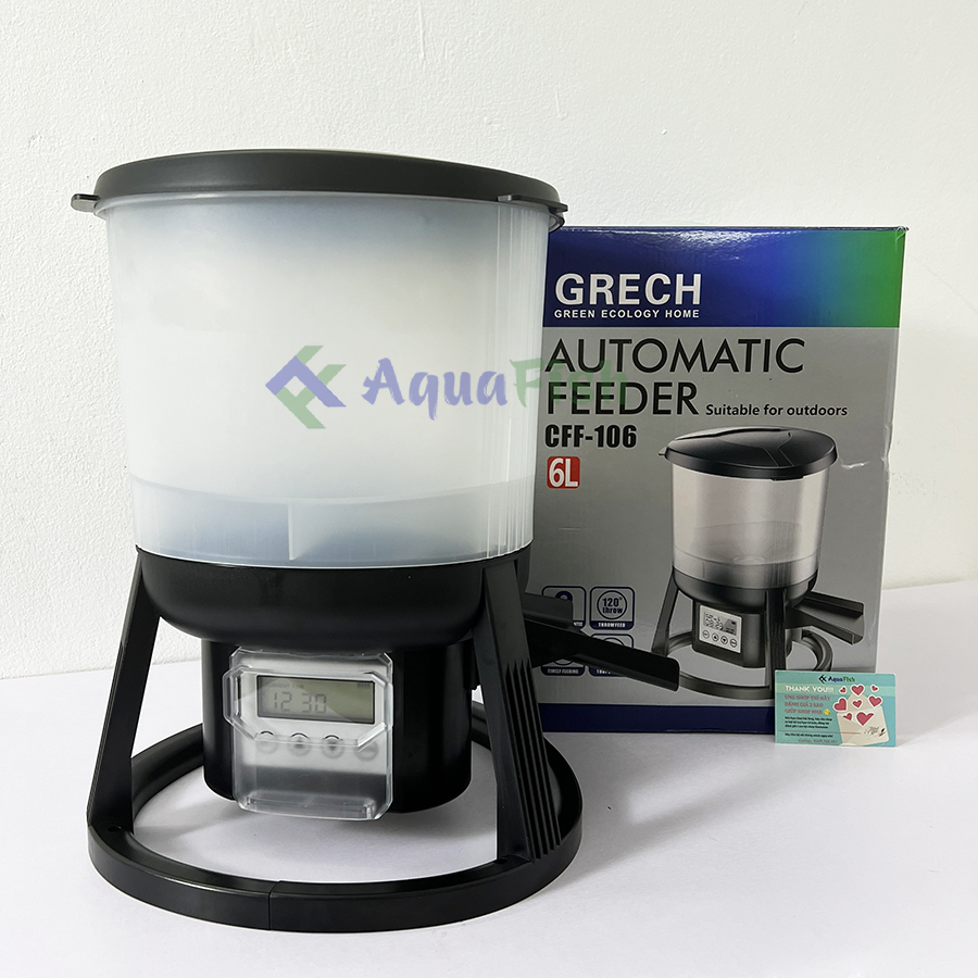 Máy cho cá Koi ăn tự động SunSun CFF-106 (vận hành hiệu quả, ổn định)