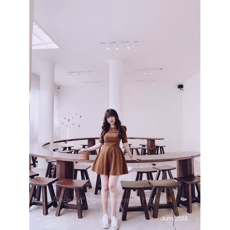 [HCM]Đầm Xoè Khoét Ngực #Bigsize 60=>90KG