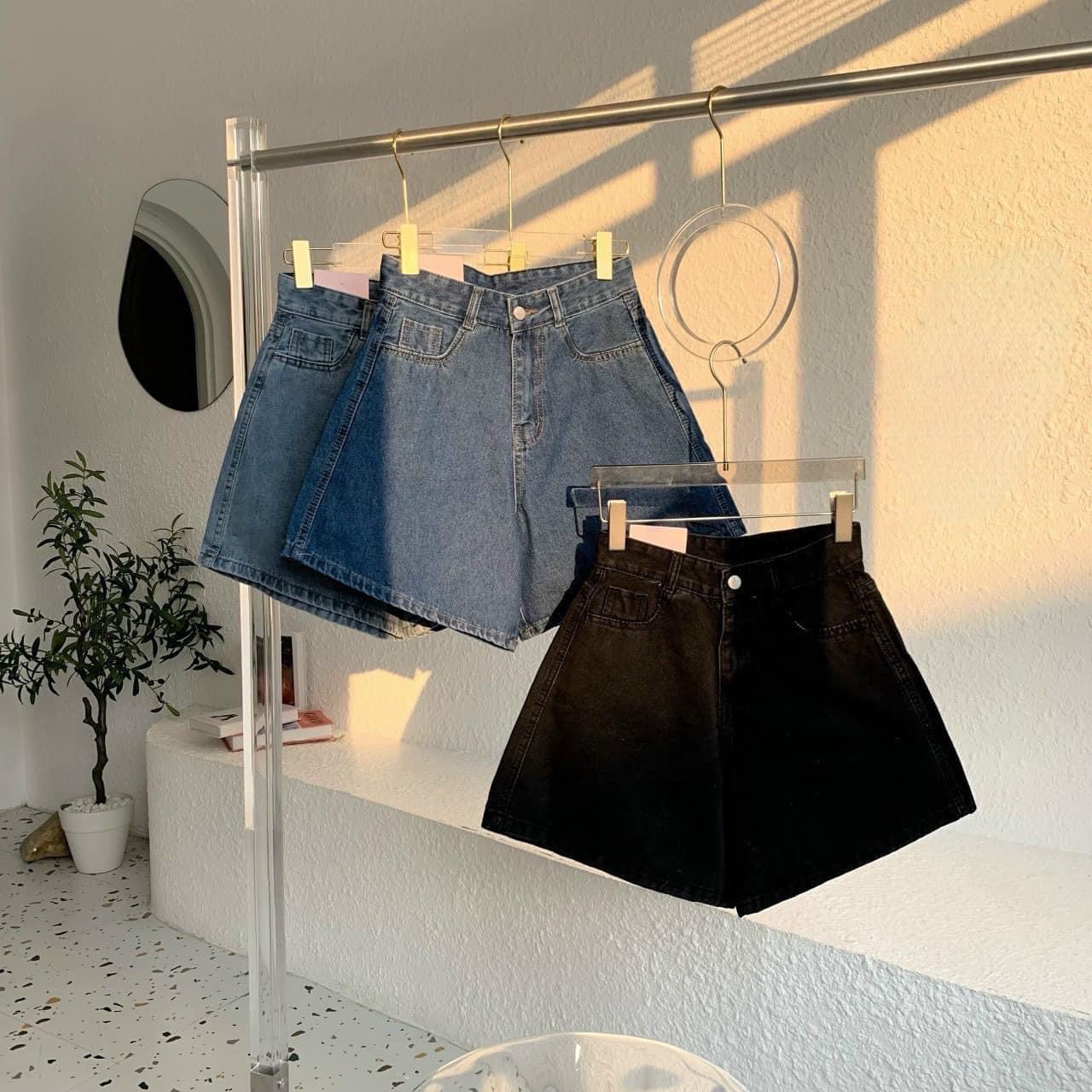 Quần Short Jean Nữ Ngố Cao Cấp